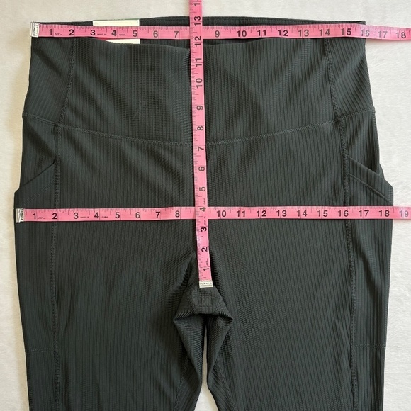 32 Degrees Cool Thin Ribbed Skinny Leggings, Urban Chic/Green, Size XL, NWT - Picture 9 of 14